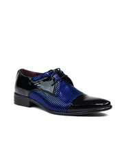 Men's Diamond Party Shoes Black/Blue