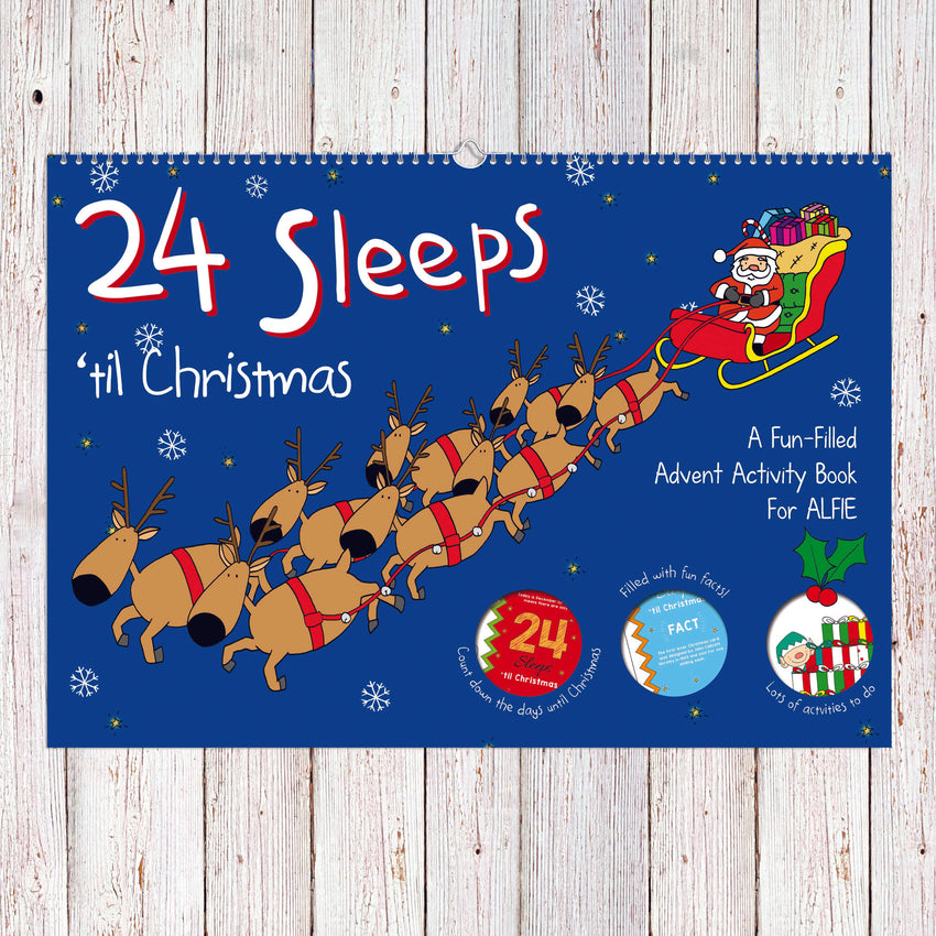 24 Sleeps 'Till Christmas [Custom Name Print OK]