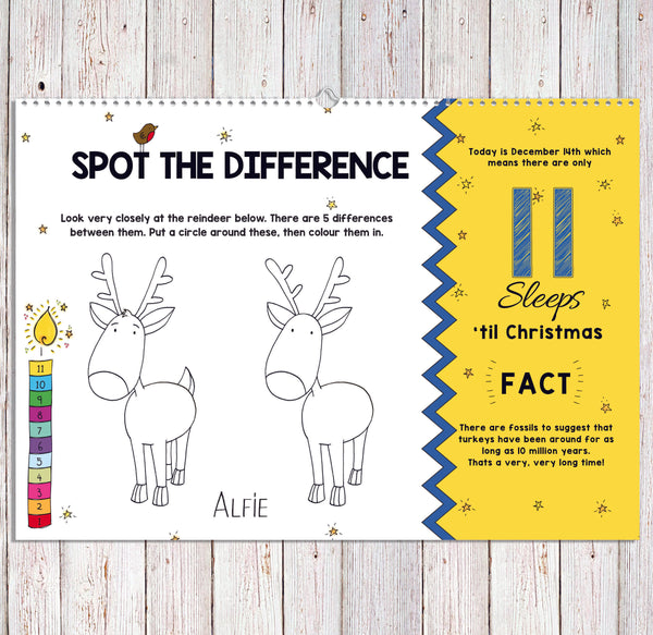 24 Sleeps 'Till Christmas [Custom Name Print OK]