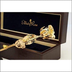 24k Gold-Dipped Luxury Rose Box