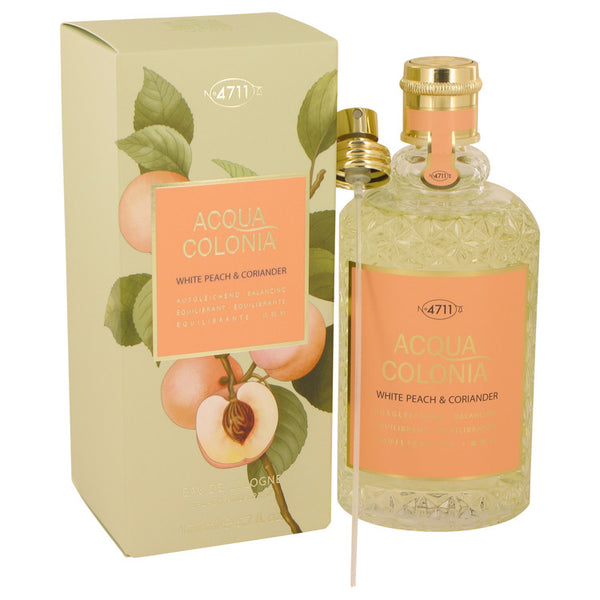 4711 Acqua Colonia White Peach & Coriander Eau De Cologne Spray (Unisex) By Maurer & Wirtz