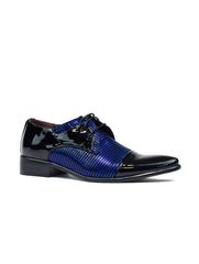 Men's Diamond Party Shoes Black/Blue