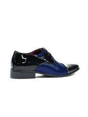 Men's Diamond Party Shoes Black/Blue