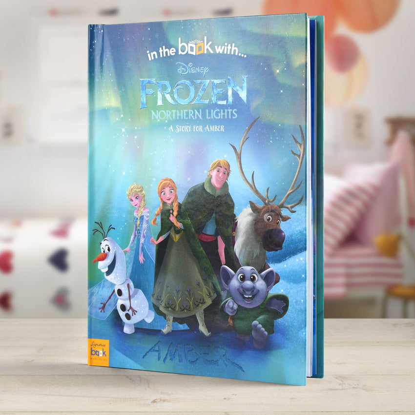 Personalized Disney Frozen Northern Lights Story Book