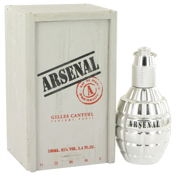 Arsenal Platinum Eau De Parfum Spray By Gilles Cantuel