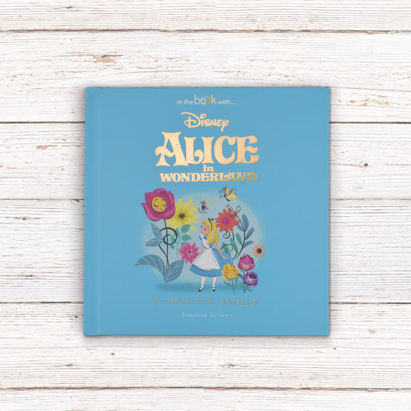 Personalized Disney Alice In Wonderland Story Book