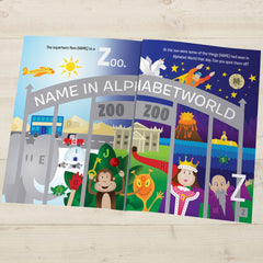 Your Child In Alphabet World [Custom Name Print OK]