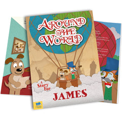 Around the World Personalized Book