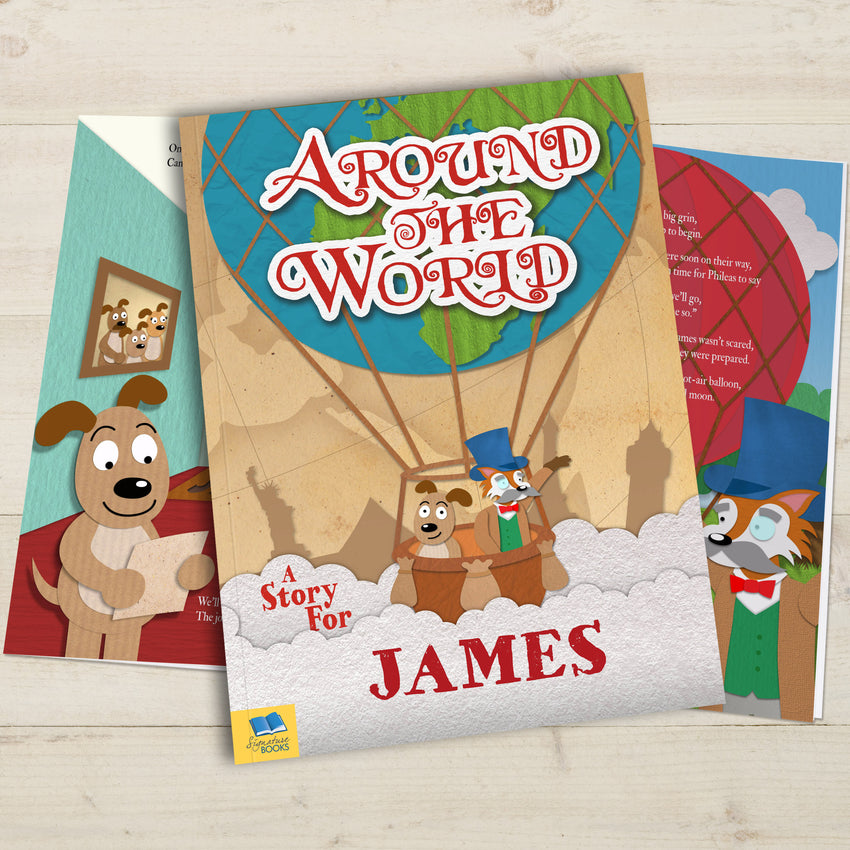 Around the World Personalized Book