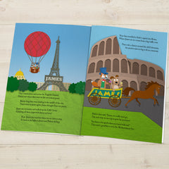 Around the World Personalized Book