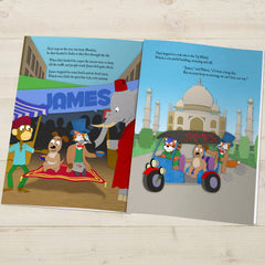 Around the World Personalized Book