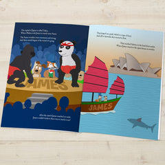 Around the World Personalized Book