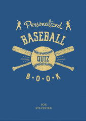 Personalized Baseball Quiz Book