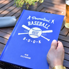 Personalized Baseball Quiz Book