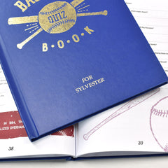 Personalized Baseball Quiz Book