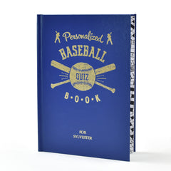 Personalized Baseball Quiz Book