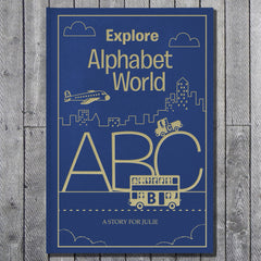 Your Child In Alphabet World [Custom Name Print OK]