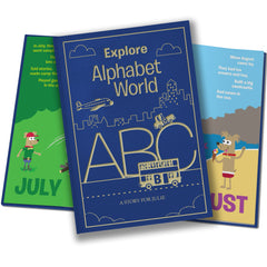 Your Child In Alphabet World [Custom Name Print OK]