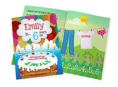 Personalized Counting Birthday Book