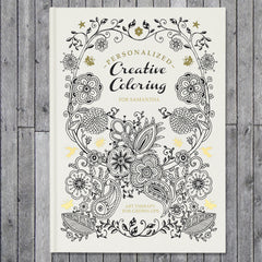 Personalized Adult's Coloring Book