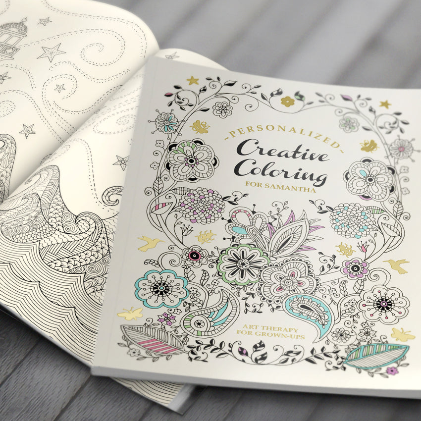 Personalized Adult's Coloring Book