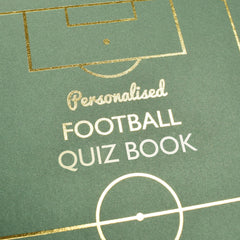 Personalized Soccer Quiz Book