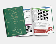 Personalized Soccer Quiz Book