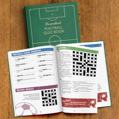 Personalized Soccer Quiz Book