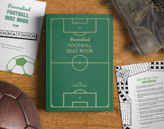 Personalized Soccer Quiz Book