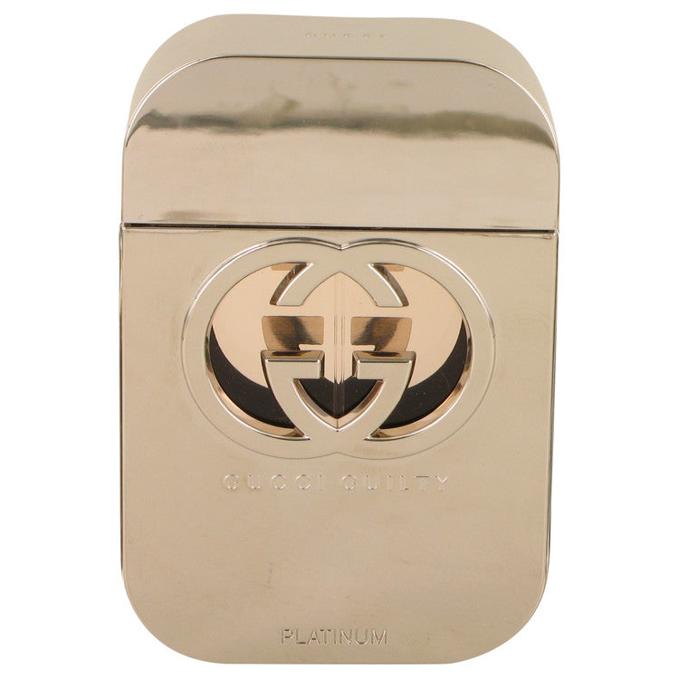 Gucci Guilty Platinum Eau De Toilette Spray (Tester) By Gucci