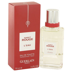 Habit Rouge L'eau Eau De Toilette Spray By Guerlain