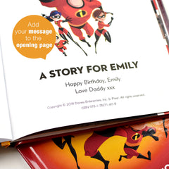 Personalized Disney Incredibles 2 Story Book