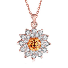 Swarovski Crystal Filled Fire & Ice Necklace