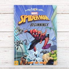 Marvel’s Spider-man Beginnings Story Book [Custom Name Print OK]