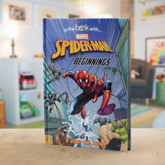Marvel’s Spider-man Beginnings Story Book [Custom Name Print OK]