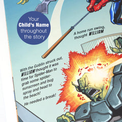 Marvel’s Spider-man Beginnings Story Book [Custom Name Print OK]