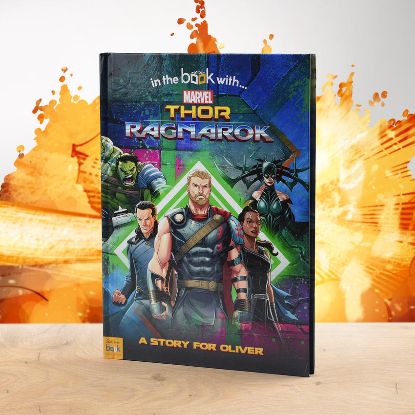 Marvel’s Thor Ragnarok Story Book [Custom Name Print OK]