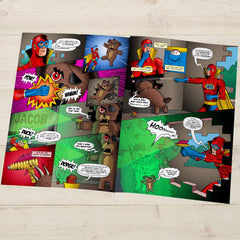 Mega Dad Personalized Comic Book