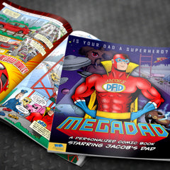 Mega Dad Personalized Comic Book