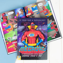 Mega Dad Personalized Comic Book