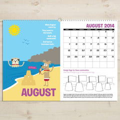 Personalized Months of the Year Activity Book