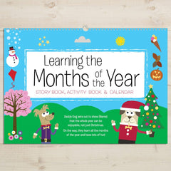 Personalized Months of the Year Activity Book