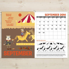 Personalized Months of the Year Activity Book