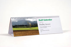 Personalized Golf Calendar