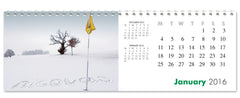 Personalized Golf Calendar