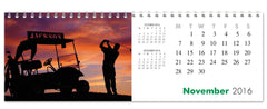 Personalized Golf Calendar