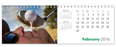 Personalized Golf Calendar