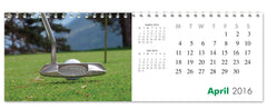 Personalized Golf Calendar