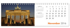 Personalized Around the World Calendar