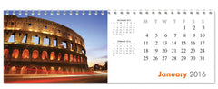 Personalized Around the World Calendar
